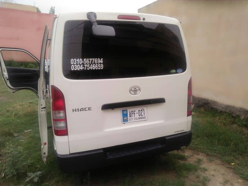 Toyota Hiace grand cabin available for booking tour Rent 2