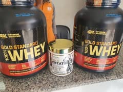 Creatine and Gold Whey Protein Fitness Combo Supplement Deal