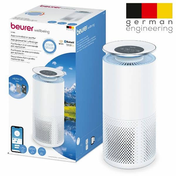 Air purifier with three-layer filter system & app control up to 69 m² 1