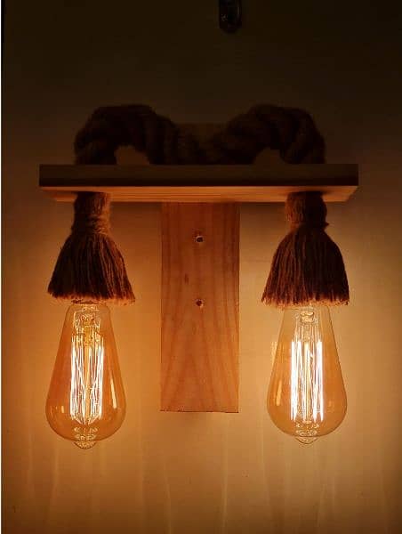 Wood Wall Light Wall Lamp Lighting to Decor for Home & office 2