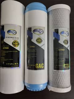Axtron Water filter cartridges for replacement ppf, CTO, UDF-GAC