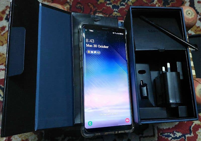 Samsung GalaxyNote 8 wth Full Packing & Accessorie's cnt(0334-9184597) 1