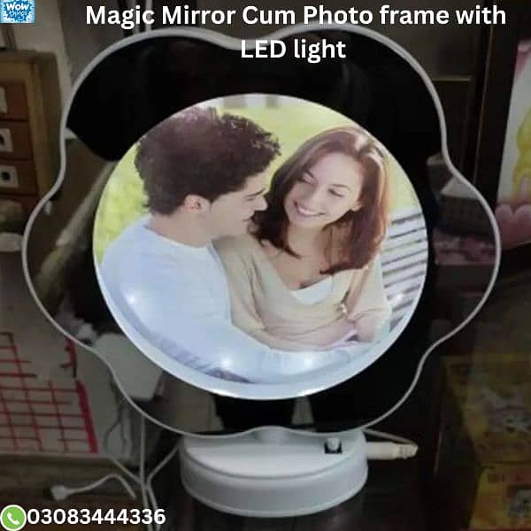 Magic Mirror Cum Photo Frames with LED light 11