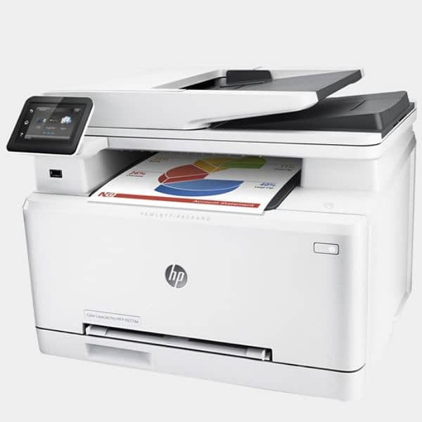 HP color laserjet m281dw duplex wifi all in one printer copier 1