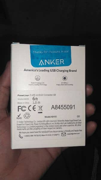 Anker USB to micro USB braided cable 1