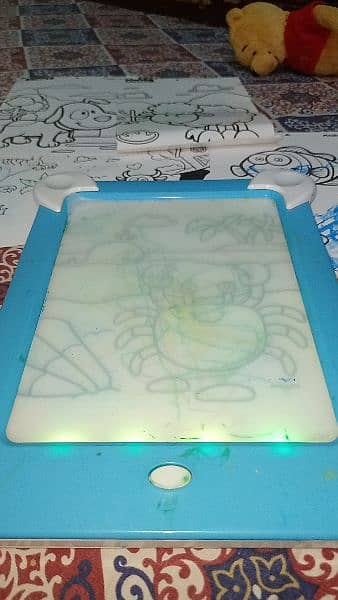 kids drawing Tab with led light 03326655088 4
