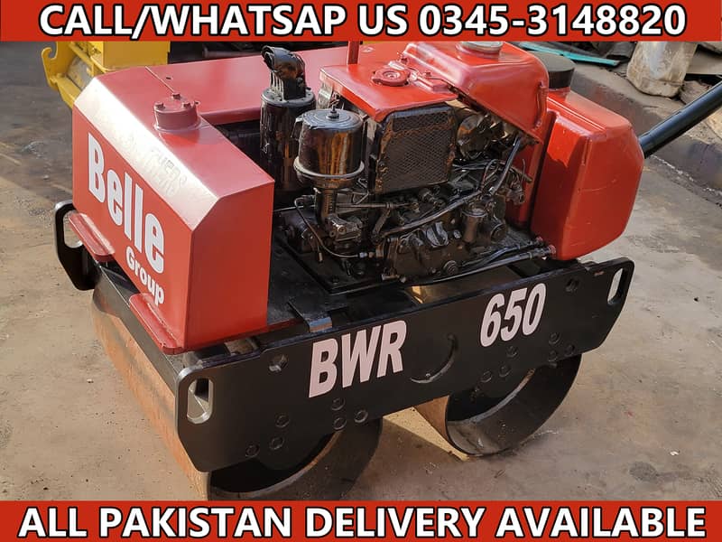 BELLE BWR650 Walk Behind Hand Road Roller for Sale in Karachi Pakistan 4