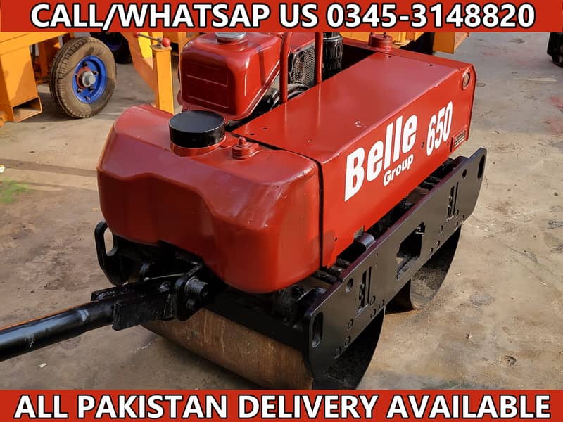 BELLE BWR650 Walk Behind Hand Road Roller for Sale in Karachi Pakistan 12