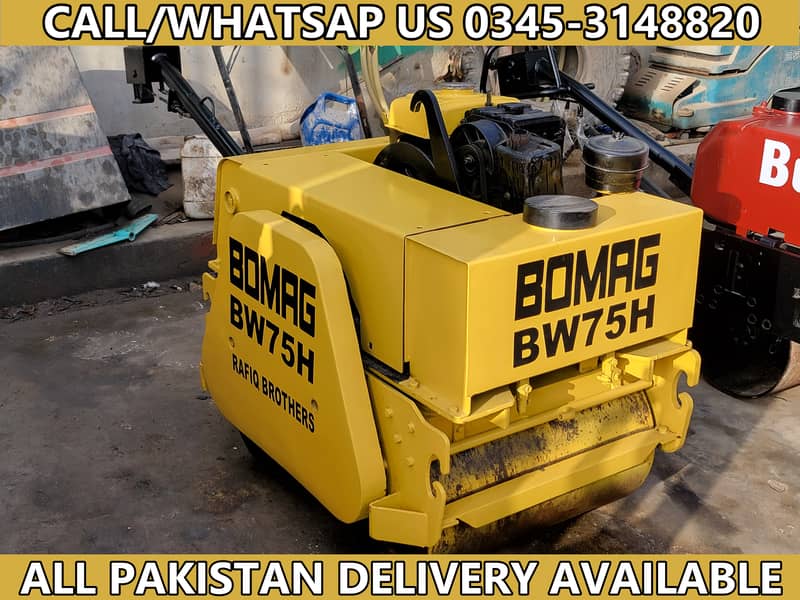 BOMAG BW-75H Walk Behind Hand Road Roller for Sale in Karachi Pakistan 1