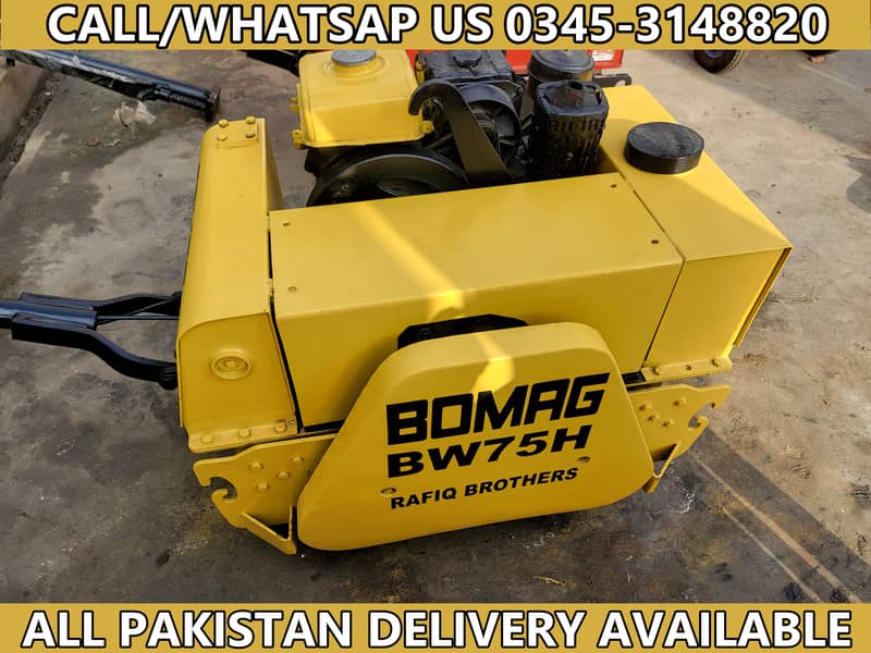 BOMAG BW-75H Walk Behind Hand Road Roller for Sale in Karachi Pakistan 3