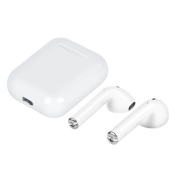i12 TWS Touch Sensor Airpods Earphones With Charging Case Dock Earbuds 5
