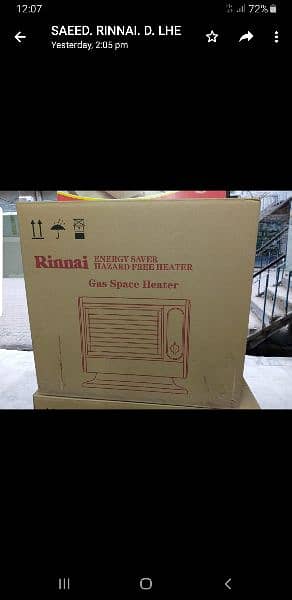 RINNAI JAPNEESE CERAMIC HEATERS Read Full AD 7