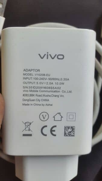 Vivo y20 infinix hot 12 techno spot 10 Samsung a51 original  charger 1