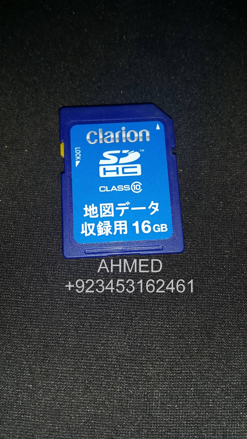 Clarion MAX775W MAX776W MAX777W   MAX778W   Map data sd card  orignal 7