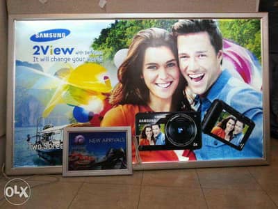 smart led light box alluminum frame display branding