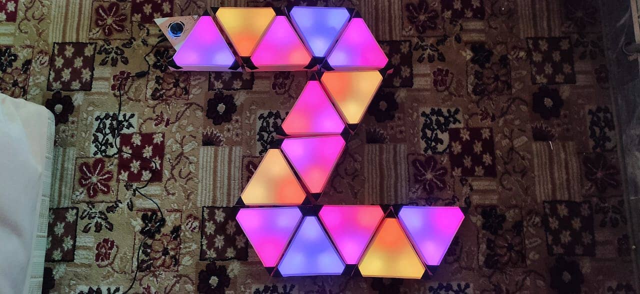 DIY RGB Nanoleaf Wall Lights design _ nano leaf ARGB Ws2812b Pixel 0