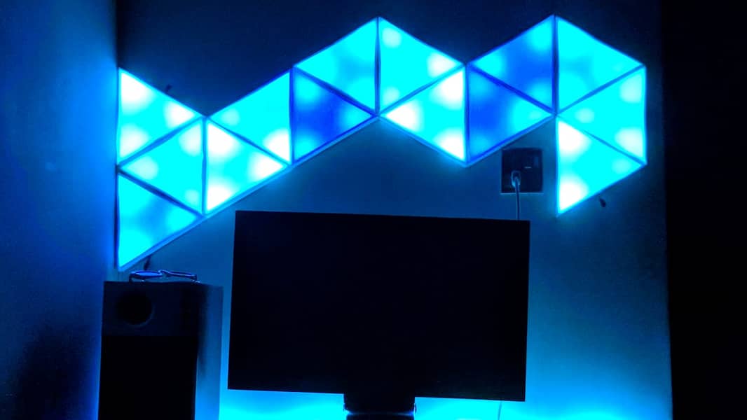 DIY RGB Nanoleaf Wall Lights design _ nano leaf ARGB Ws2812b Pixel 9