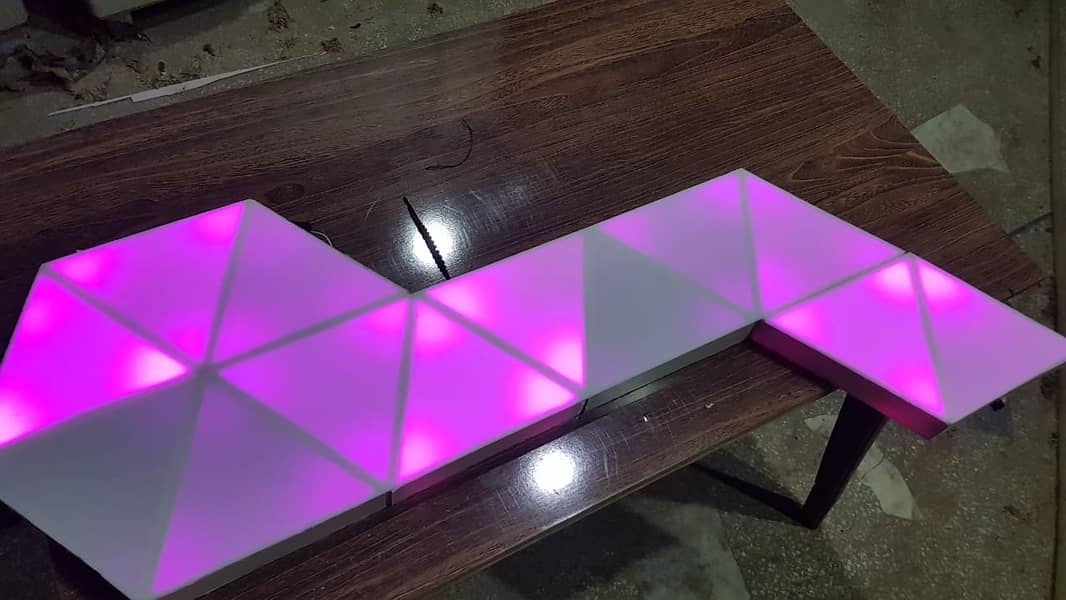 DIY RGB Nanoleaf Wall Lights design _ nano leaf ARGB Ws2812b Pixel 11