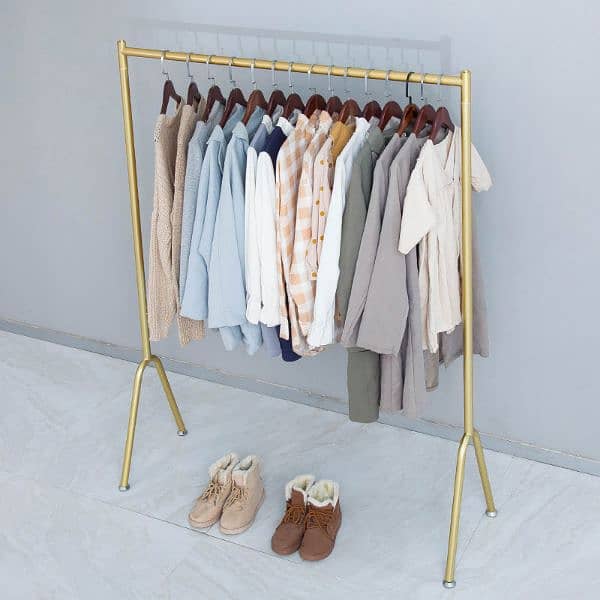 Cloth Hanging Stand Single Pole V Shape New Designee Stand 3