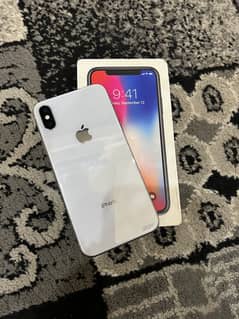 Iphone x 256gb pta approved with box