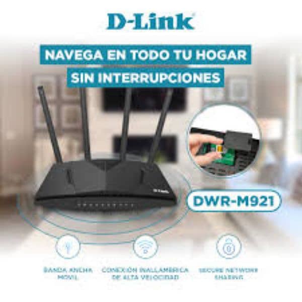 LTE 4g Sim wifi Router D-Link 4-antana long Range M/920/M921/M960 Fast 6