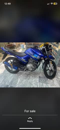 Yamaha YBR125G blue colour totally new piece , What’sapp for details