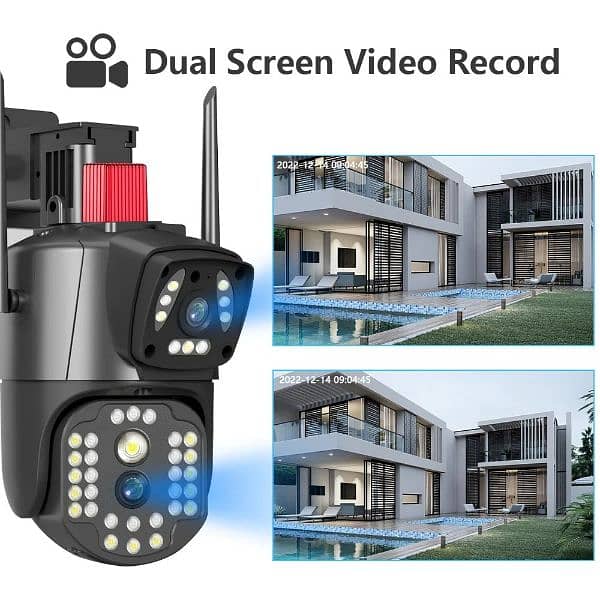WiFi security Camera with Dual lens 13