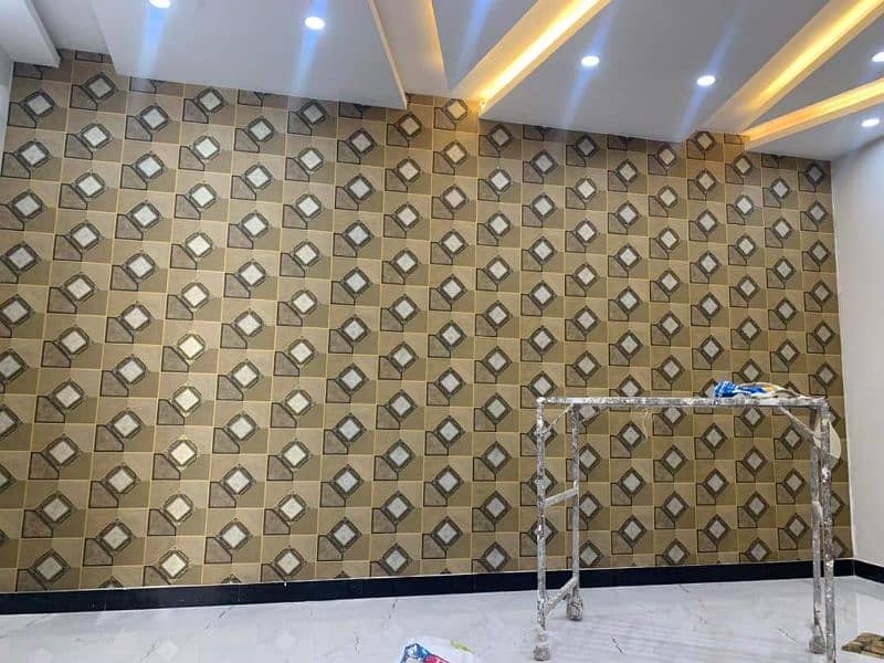 pvc panels 3d wallpaper Blind Ceiling Vinyl & Wood floor sheet Grass 14
