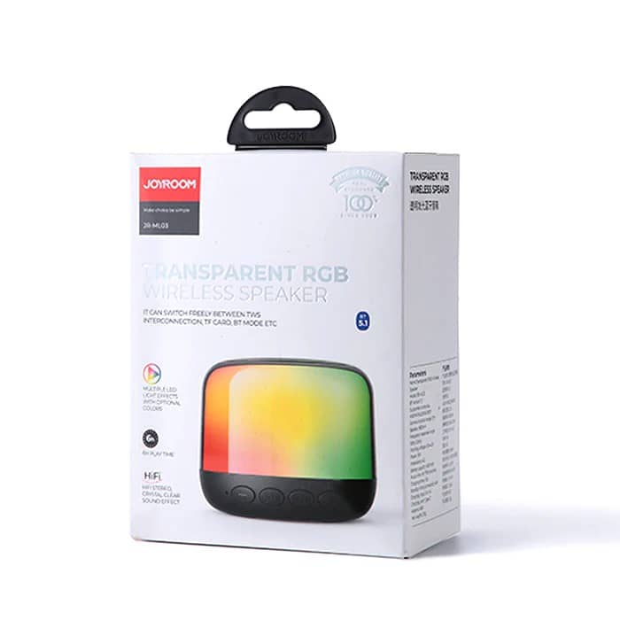 JR-ML03 Transparent RGB Wireless Speaker 3