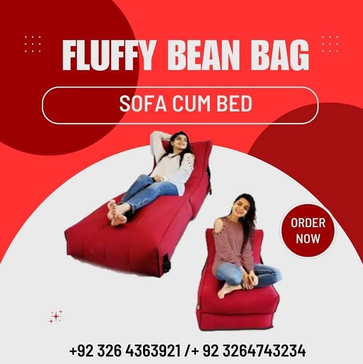 bean bag sofa cum bed/ bean bag sofa / bean bag sofa for adults 8