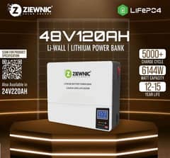 Ziewnic 120AH/48V Lithium Ion Battery
