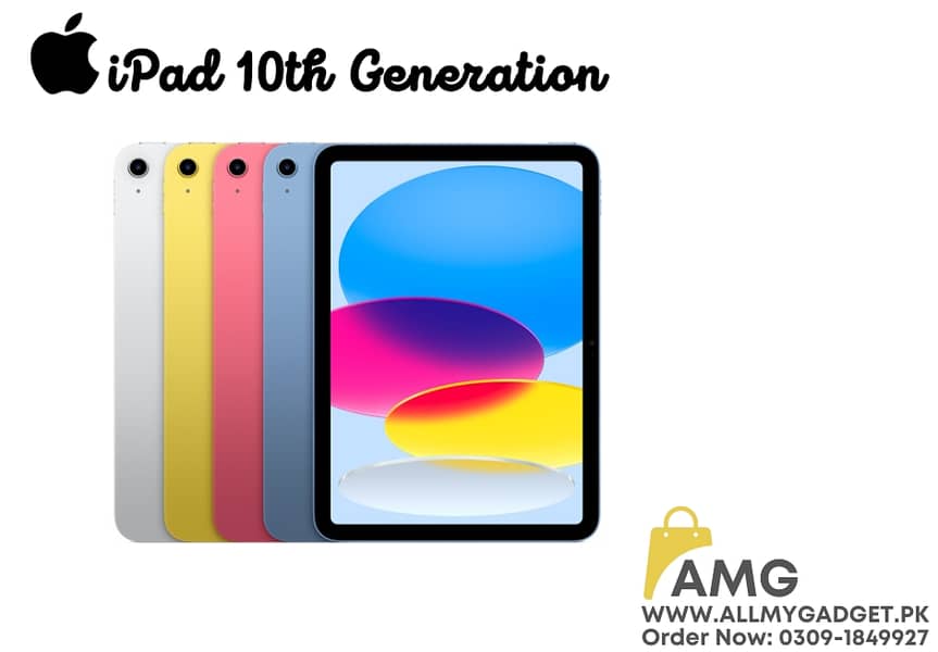 Apple iPad 10th Generation 64GB WiFi - MPQ13LLA, MPQ33LLA, MPQ03LLA 0