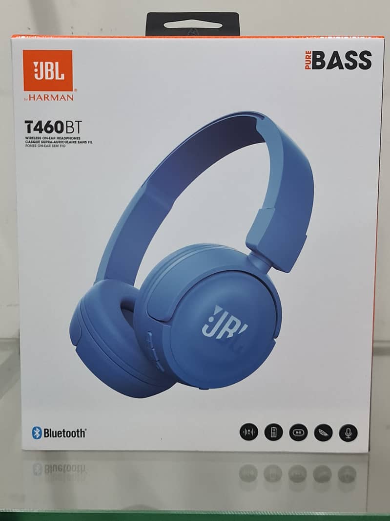 JBL T460BT Extra Bass Wireless On-Ear Headphones with 11 Hours Backup 2