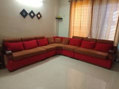 Want to sell an attractive exellent condition L type shape Sofa set