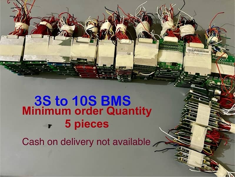 read ad - 3S to 10S lithium ion used working LOT BMS 0