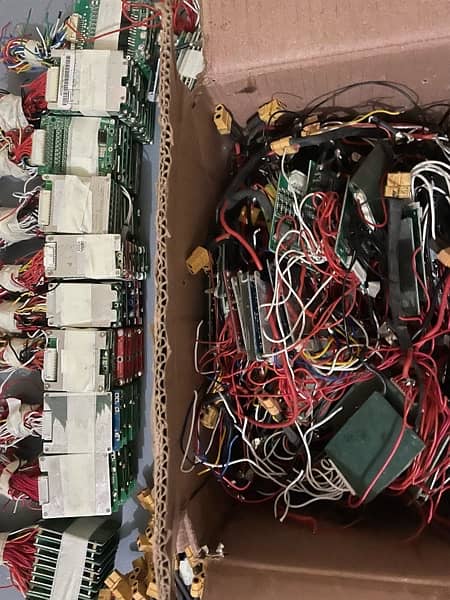 read ad - 3S to 10S lithium ion used working LOT BMS 3