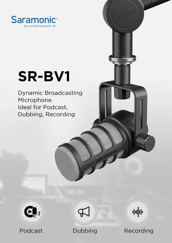 Saramonic Podcasting voiceover Recording Microphone, Rode Yotuber Mic 3