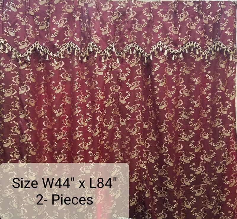 Curtain Sets - Fancy Double Curtain Set 1