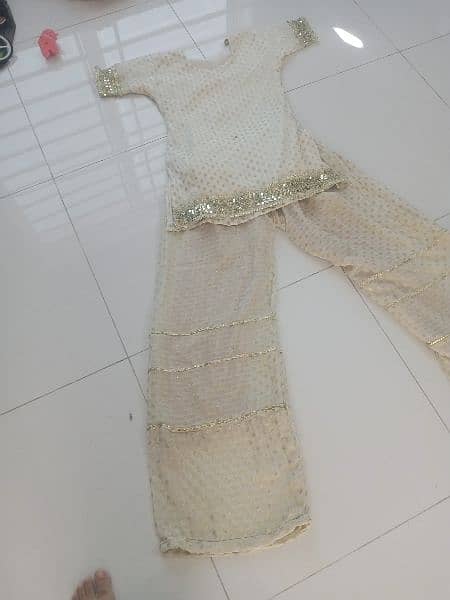 fancy net with heavy embroidery dress 14