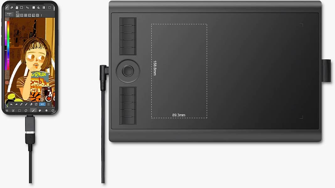 Drawing Tablet GAOMON M10K PRO Graphic tablet WACOM pad 15