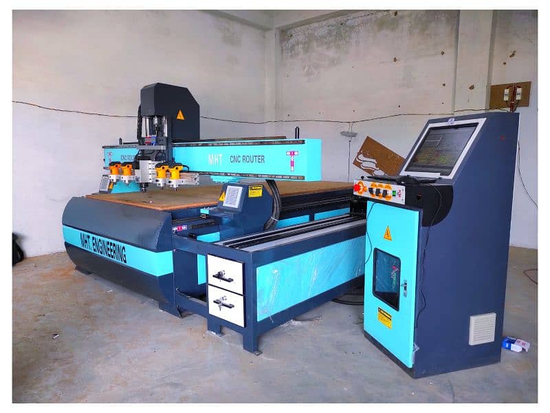 CNC Wood Router Machine/Metal Work/die making /laser Cutting machine 6