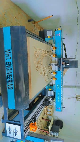 CNC Wood Router Machine/Metal Work/die making /laser Cutting machine 9