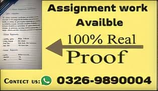 Online Assignment Work Available Daily Payment