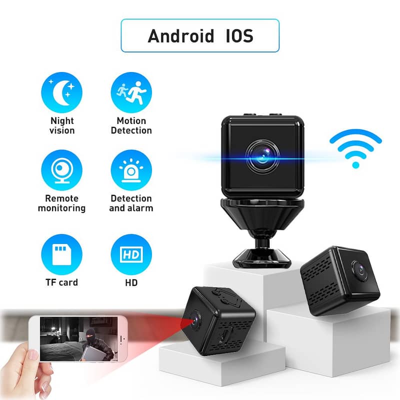 New A9 1080p Hd 2mp Magnetic Wifi Mini Camera With PIX LINK App 13