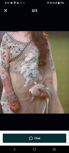 Saree/Gown/Designer Saree by Sonia Azhar/Bridal Dres/ Saree Dress