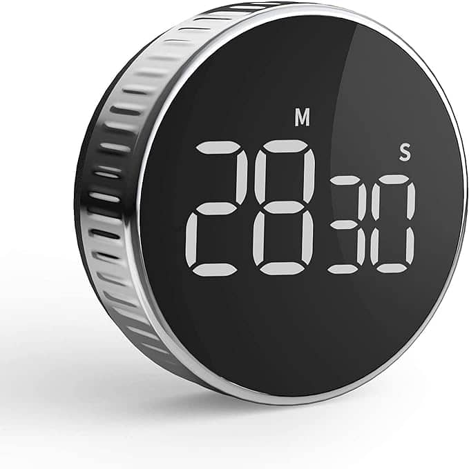 Hommini Digital Kitchen Timer with Magnetic Holder, Kitchen Alarm a691 0