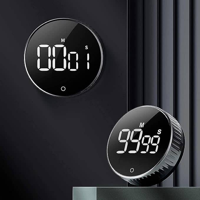 Hommini Digital Kitchen Timer with Magnetic Holder, Kitchen Alarm a691 1