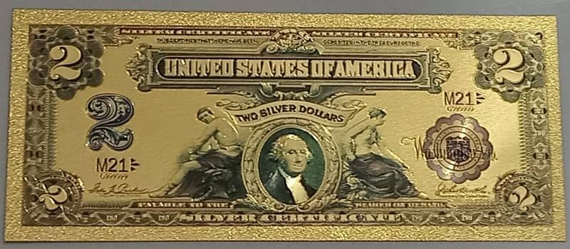 24k Gold Plated Bank notes 2