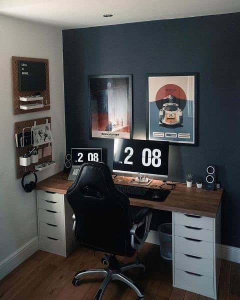 Gaming Style Office Tables , IKEA style big Tables , Multiple Drawers 6