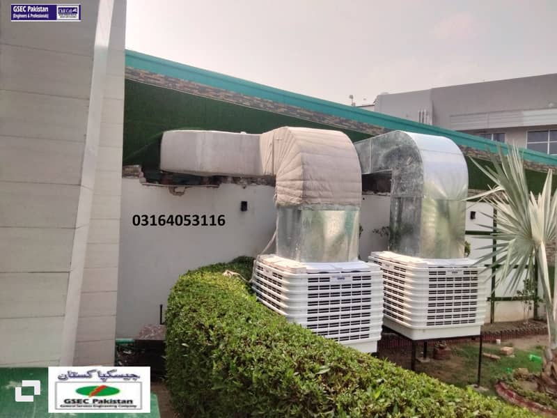 Evaporative Ducting Air Cooler for Halls,Godowns,Office,Universities 2